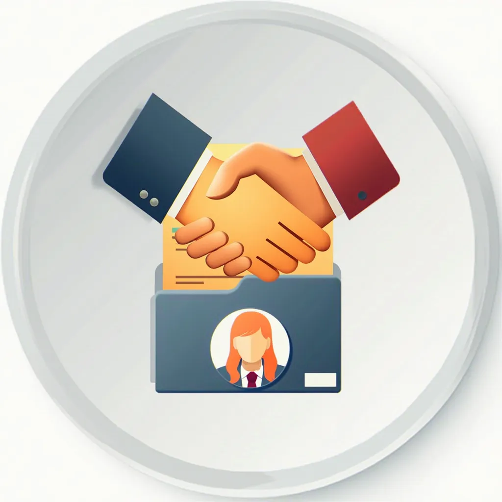 Icône représentant des professionnels RH